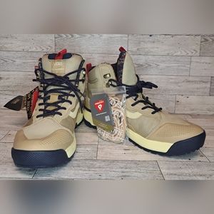 VANS Ultra Range Shoes Mens 9.5 Beige Tan EXO Hi Hiking Boots HydroGuard